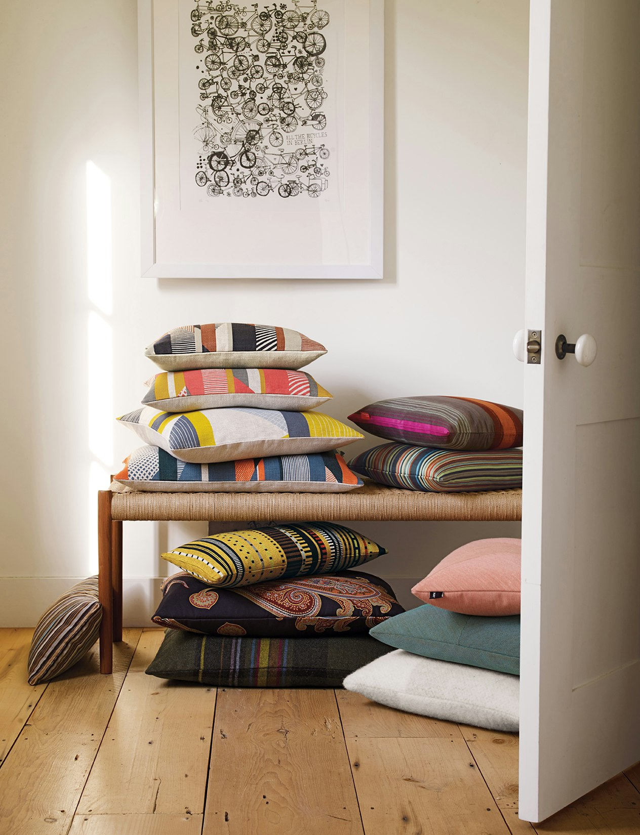 Ottoman Stripe Pillow by Paul Smith 
