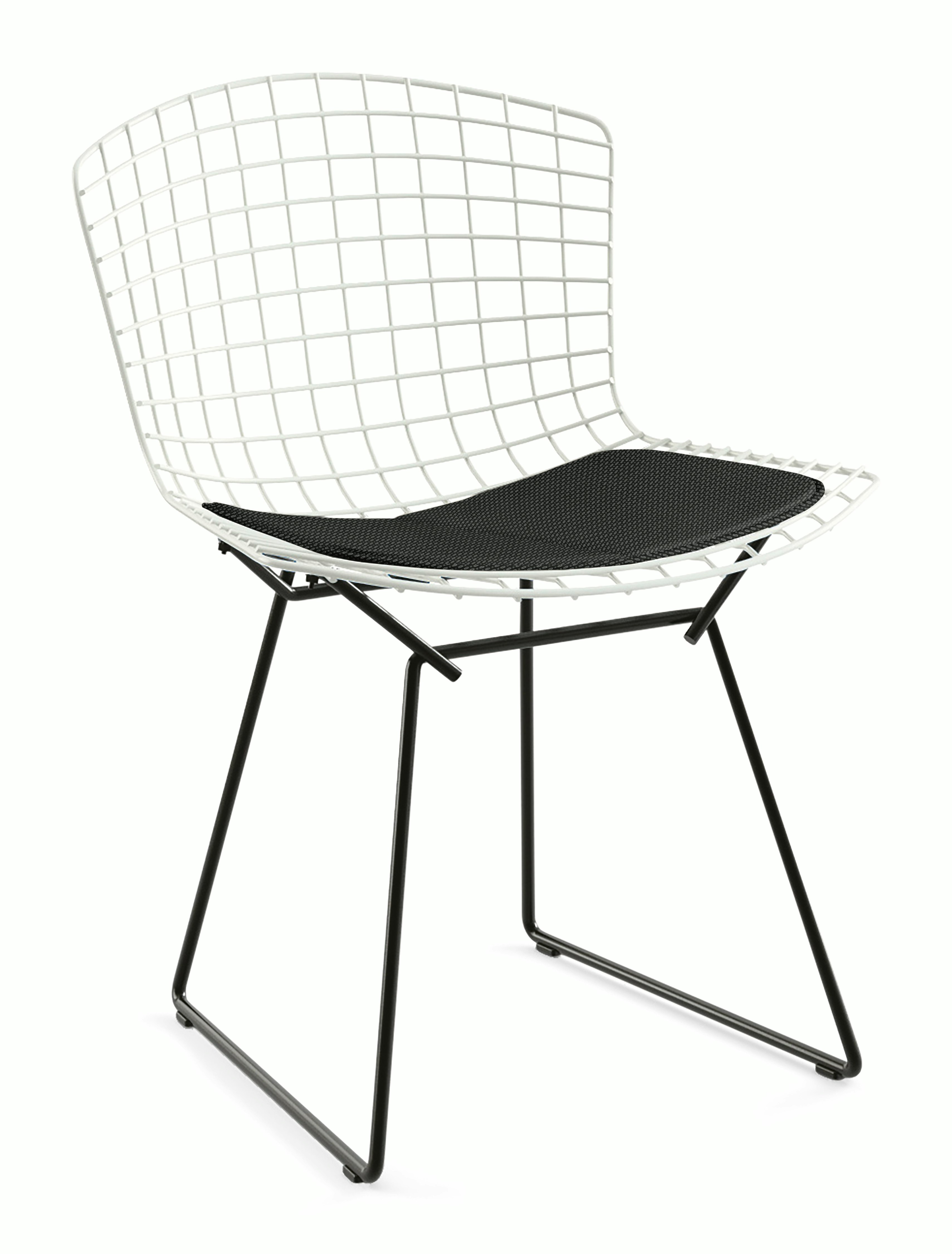 Bertoia Two-Tone Side Chair with Seat Pad
