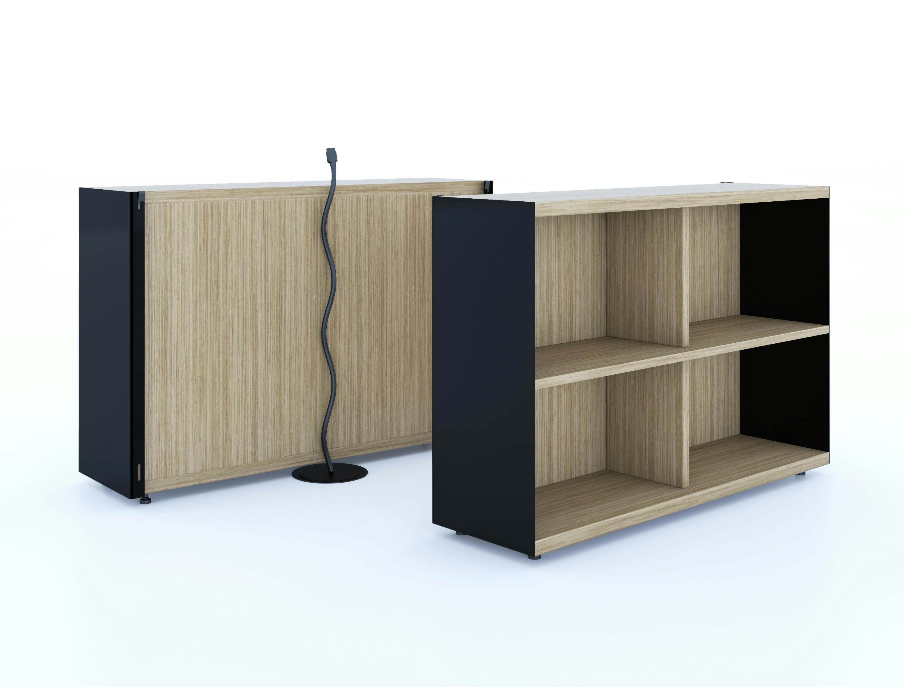 antenna workspaces hybrid storage cable management infeed