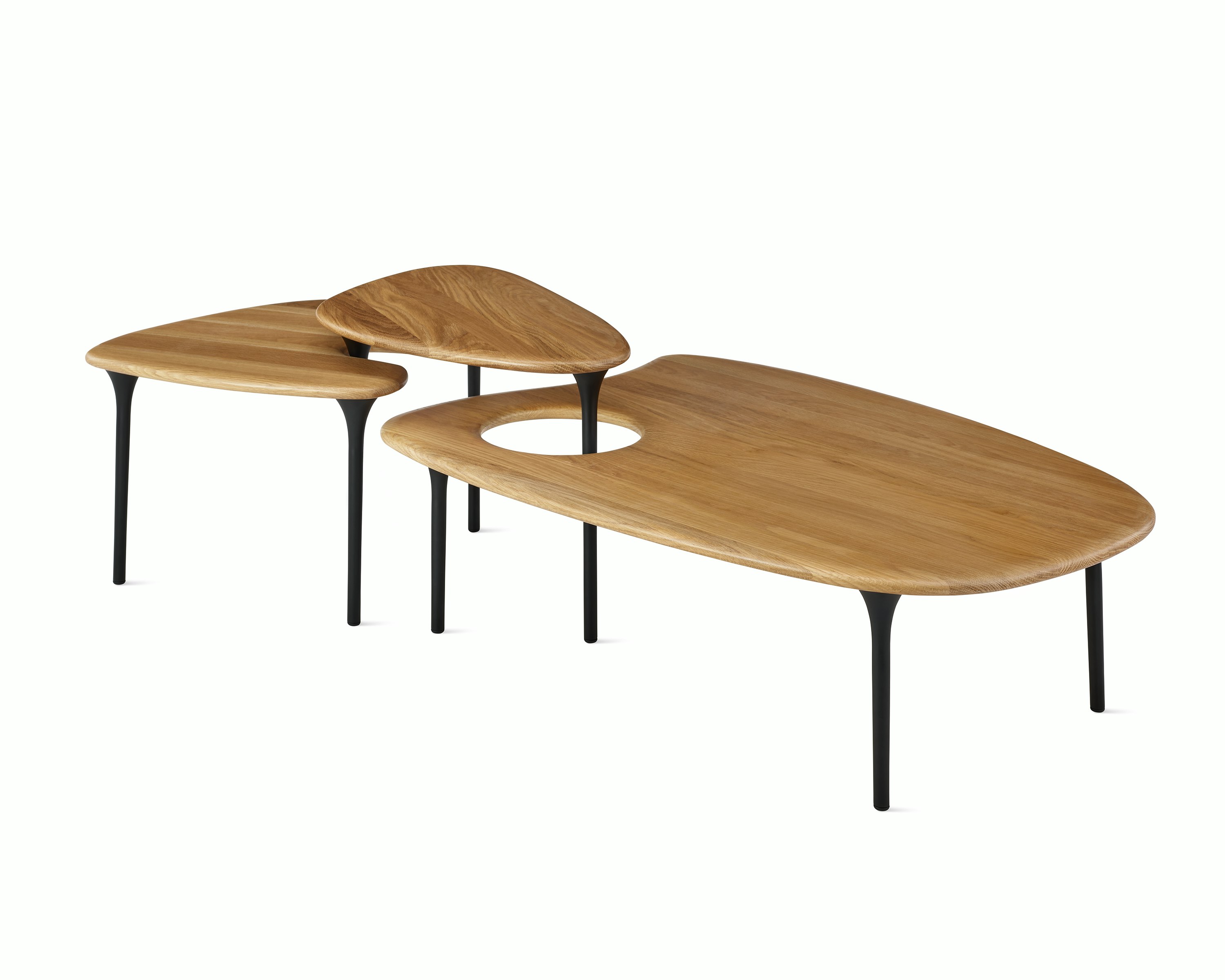 Cyclade Table, Family in oak