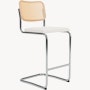 Cesca Stool Upholstered, Hourglass, Air