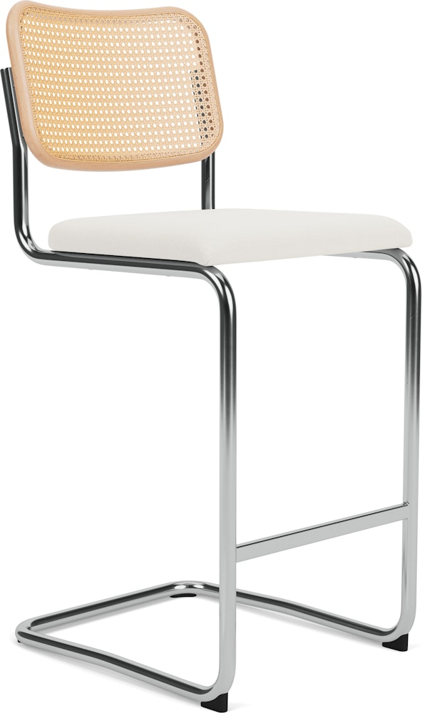 Cesca Stool Upholstered, Hourglass, Air