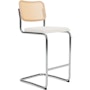 Cesca Stool With Upholstered Seat Pad Cesca Stool With Upholstered Seat Pad