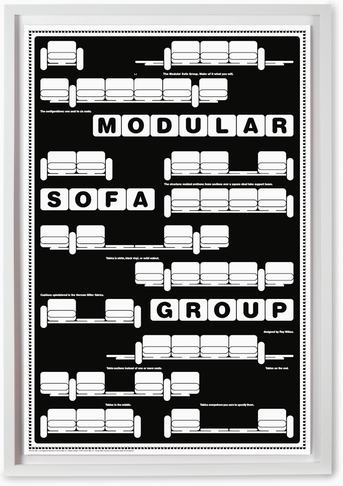 Modular Sofa Group By Barbara Loveland - Framed,  White