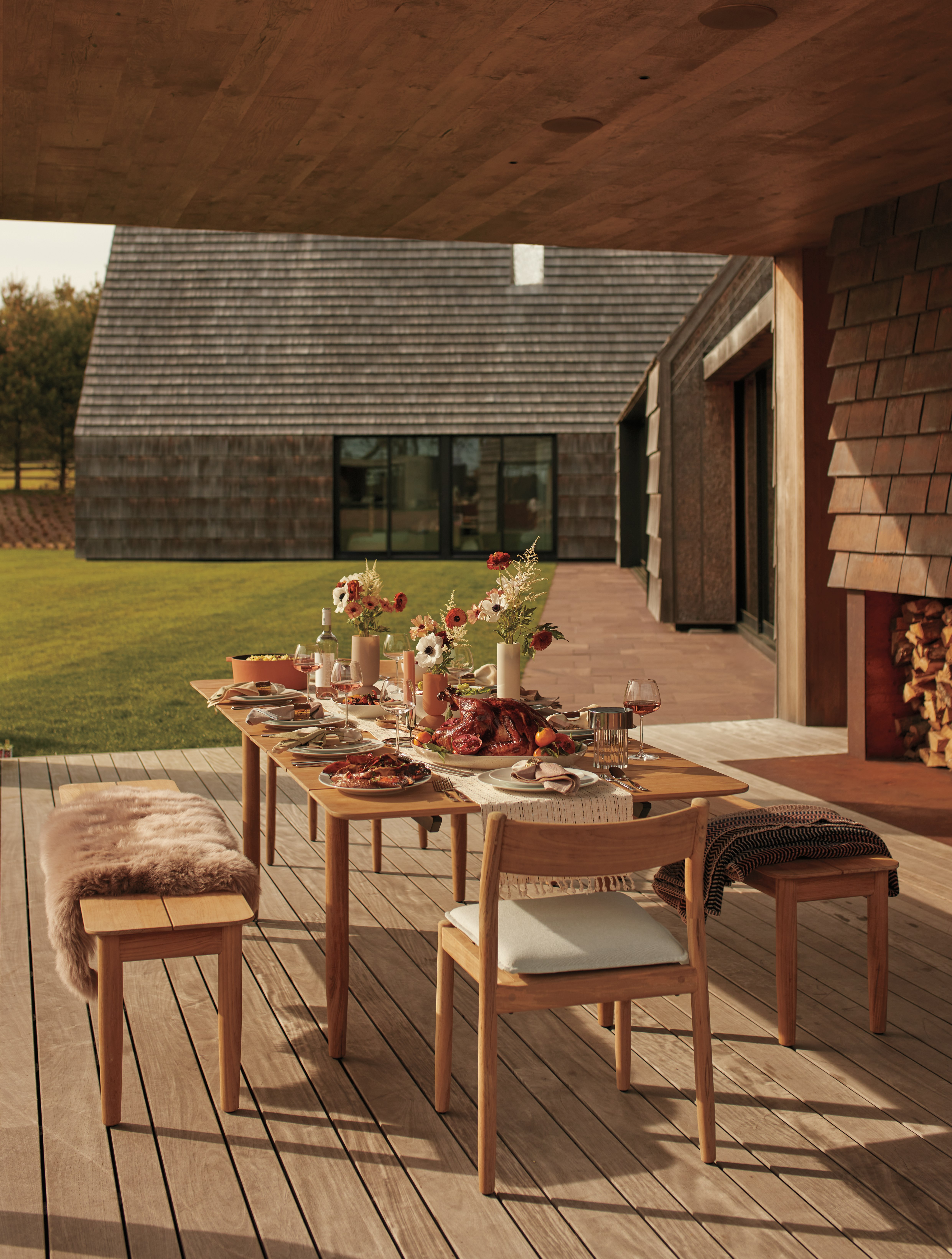 Terassi Double Leaf Extension Table