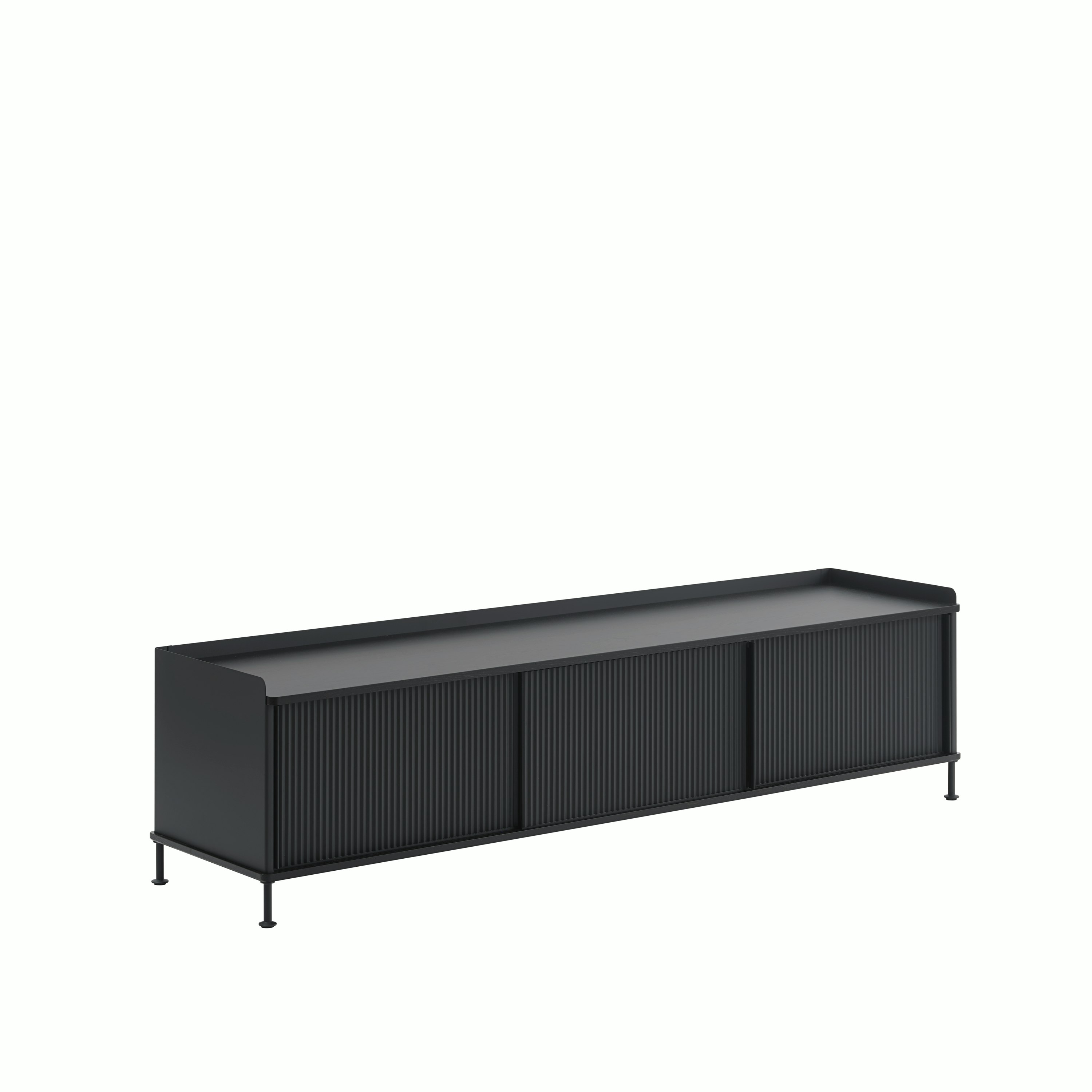 Enfold sideboard 186x45 h48 anthracite black side
