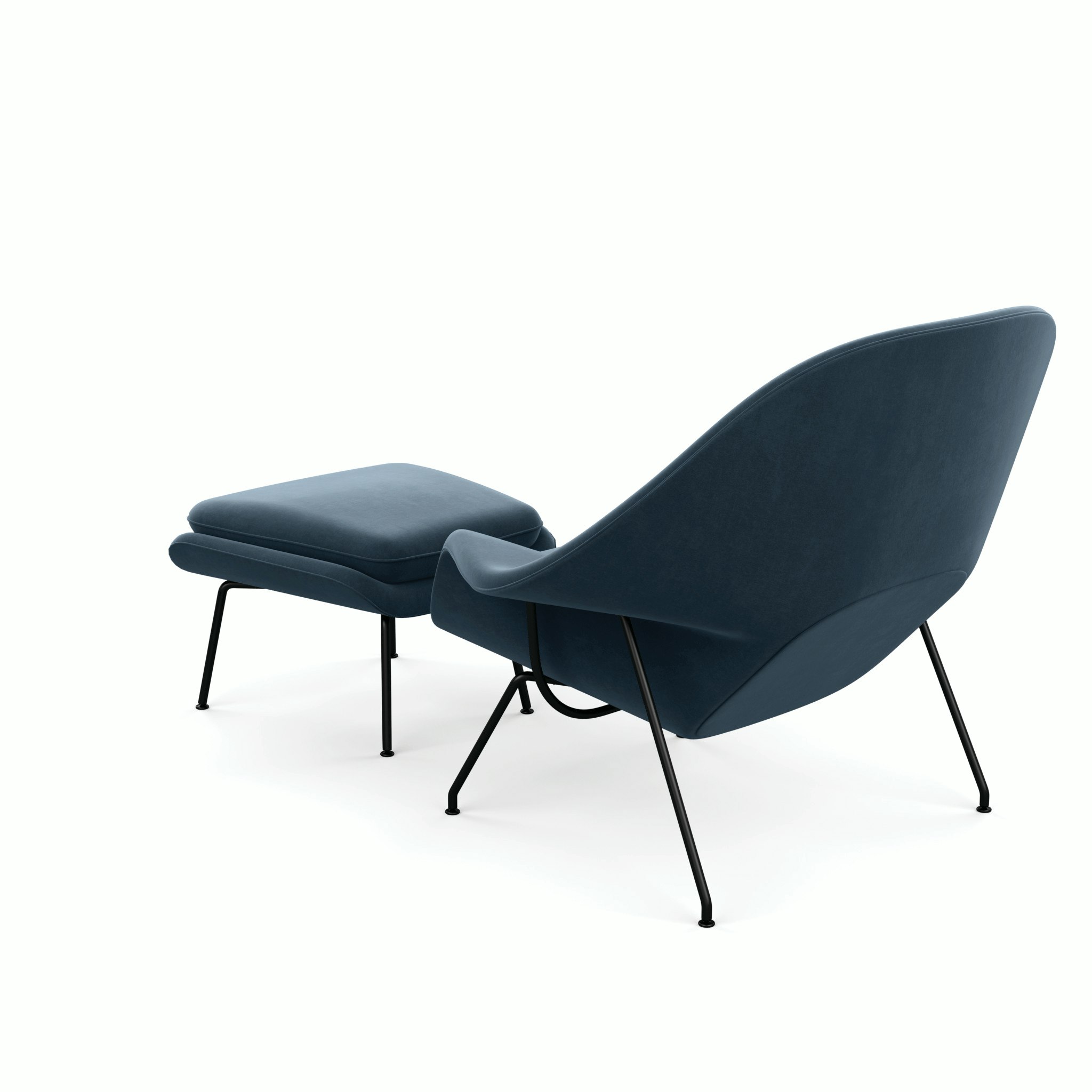 Womb Chair and Ottoman