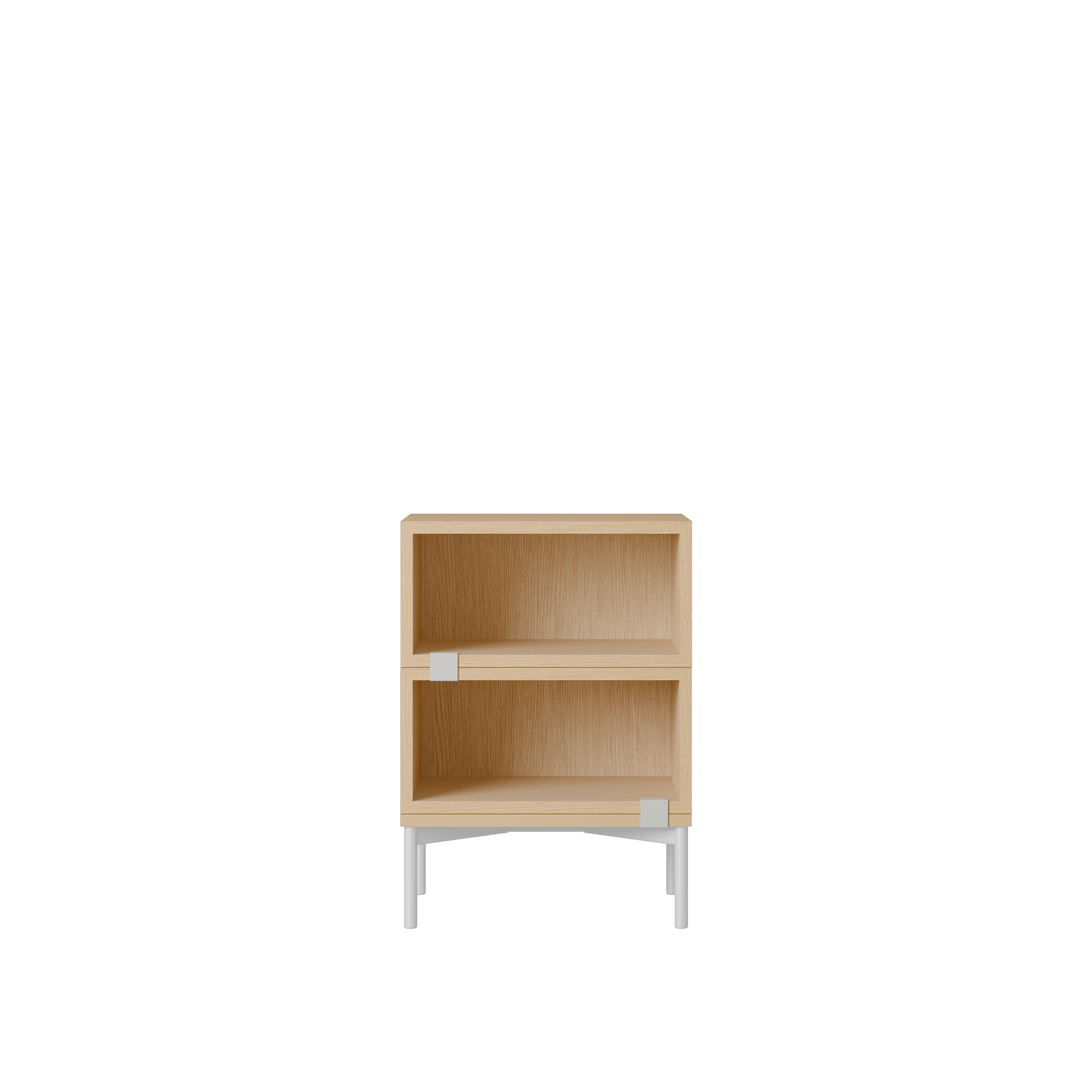 Stacked Bedside Table - Configuration 1,  Oak