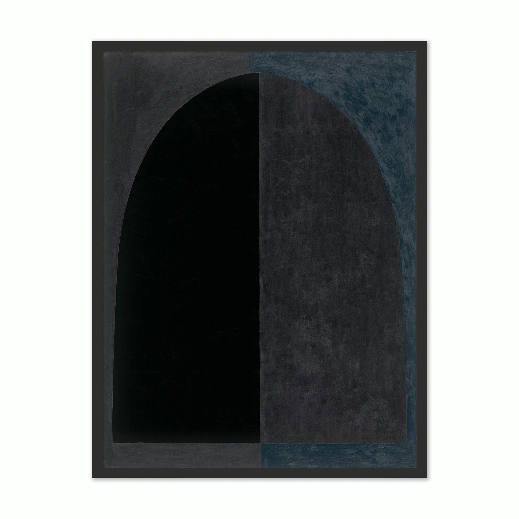 Teal Arch at Night in Green Light by Aschely Vaughan Cone