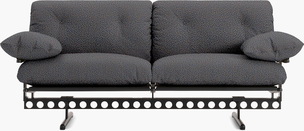 Ouverture Sofa - Melange Pique,  Argento,  Steel Base