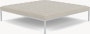 Florence Knoll Square Bench - Large,  Square, Crossroad, Almond