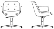 Armchair - 4 Star Base