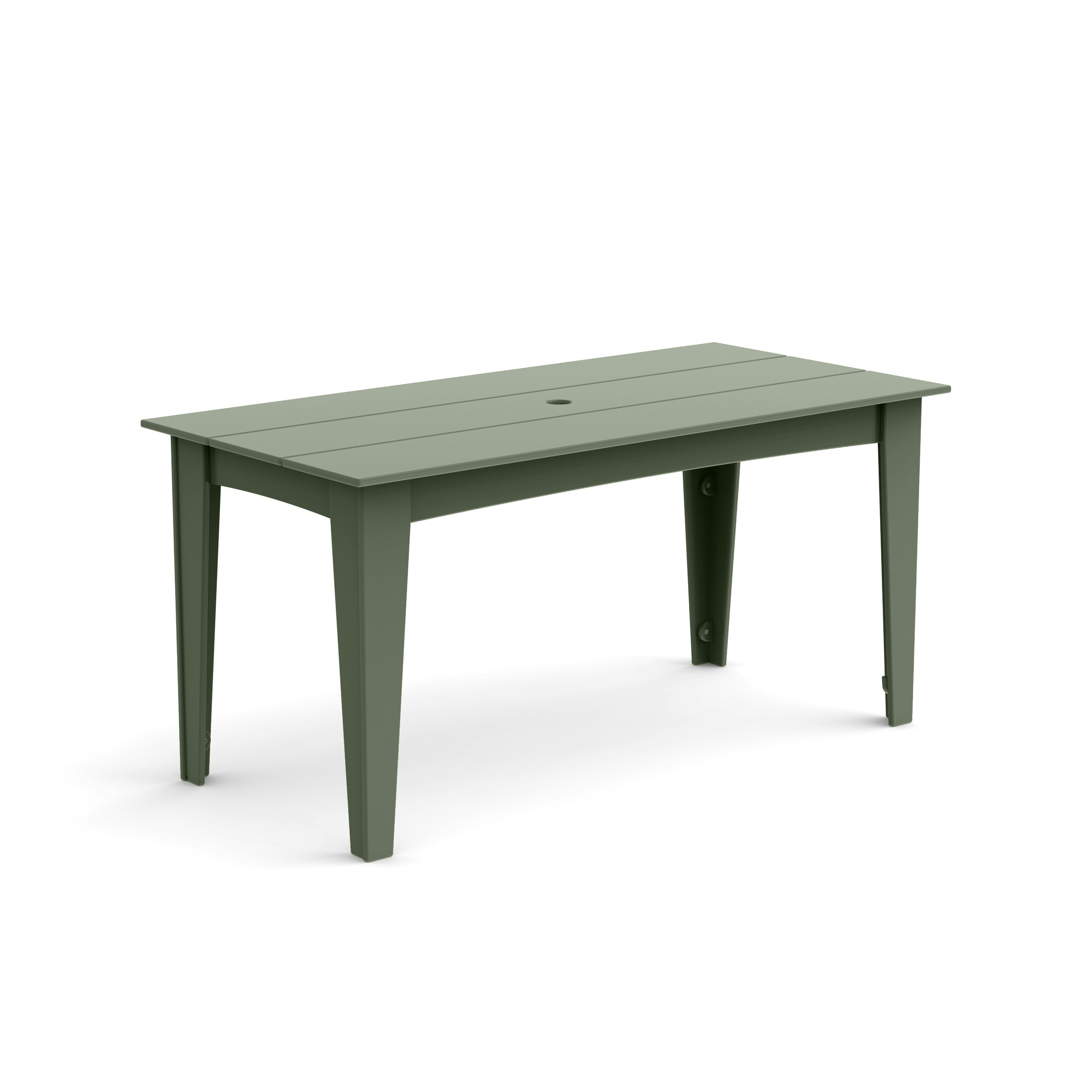 Alfresco Dining Table - 62in,  Sage,  Umbrella Hole