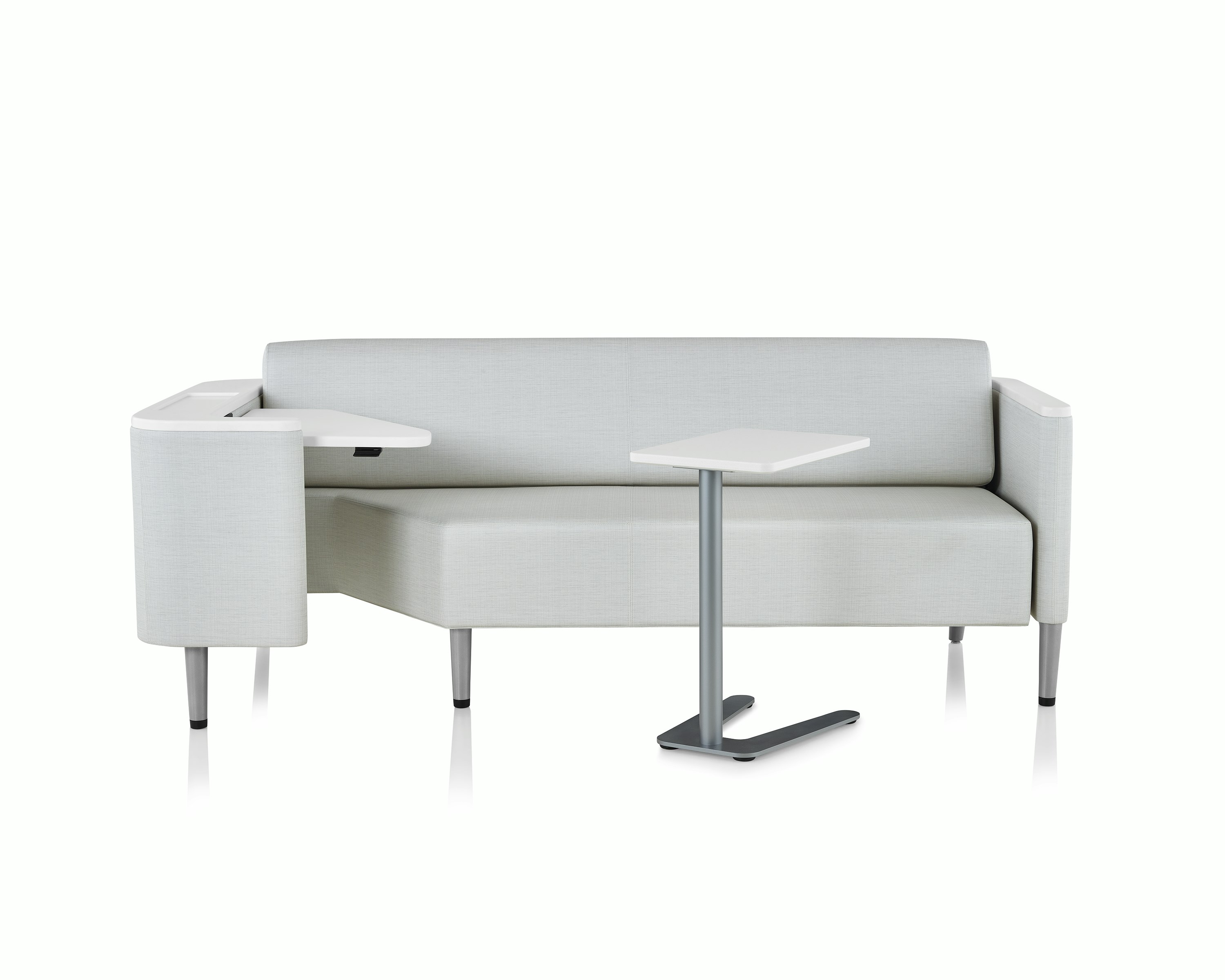 Front view of Palisade Flop Sofa on white sweep.