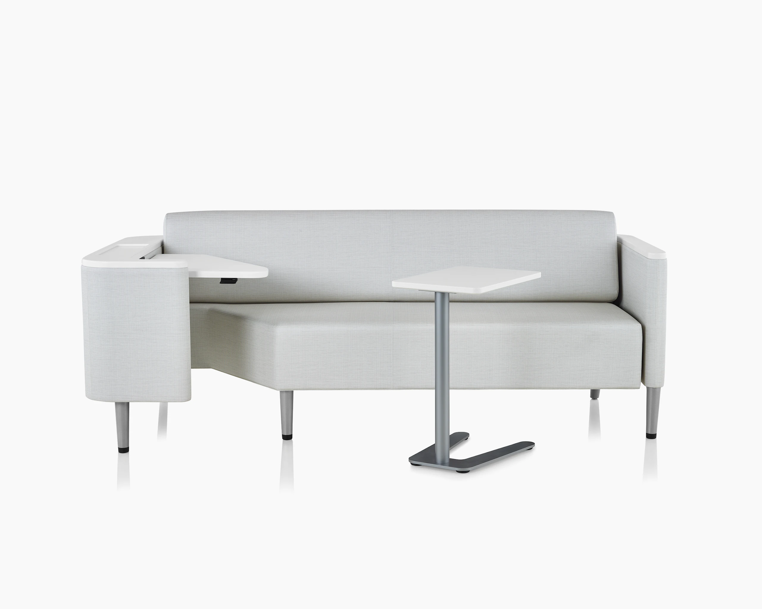 Front view of Palisade Flop Sofa on white sweep.