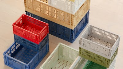 Recycled Colour Crates Collection