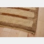 Brick Wool Moroccan Rug - Oat,  Runner