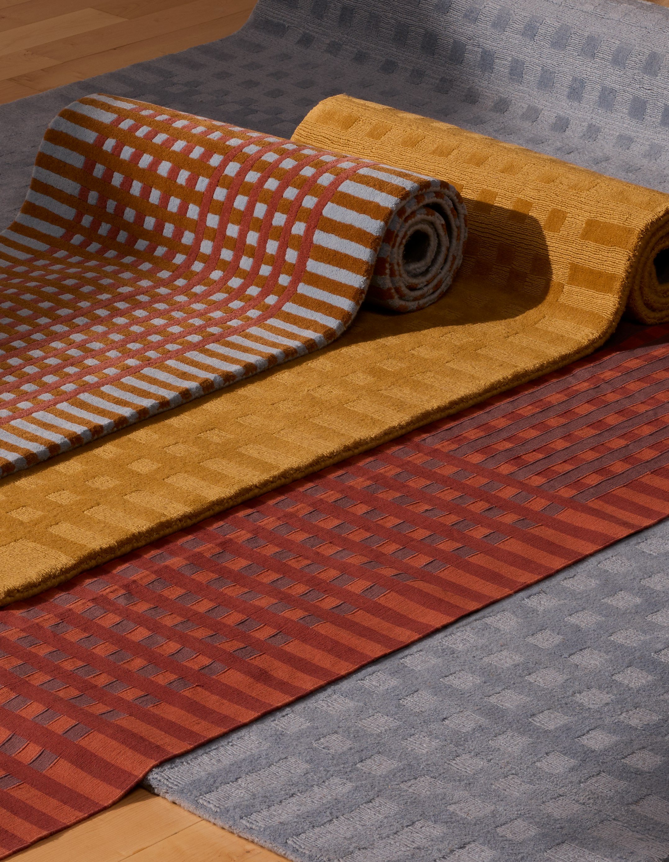 Jude, Walker and Casey rugs