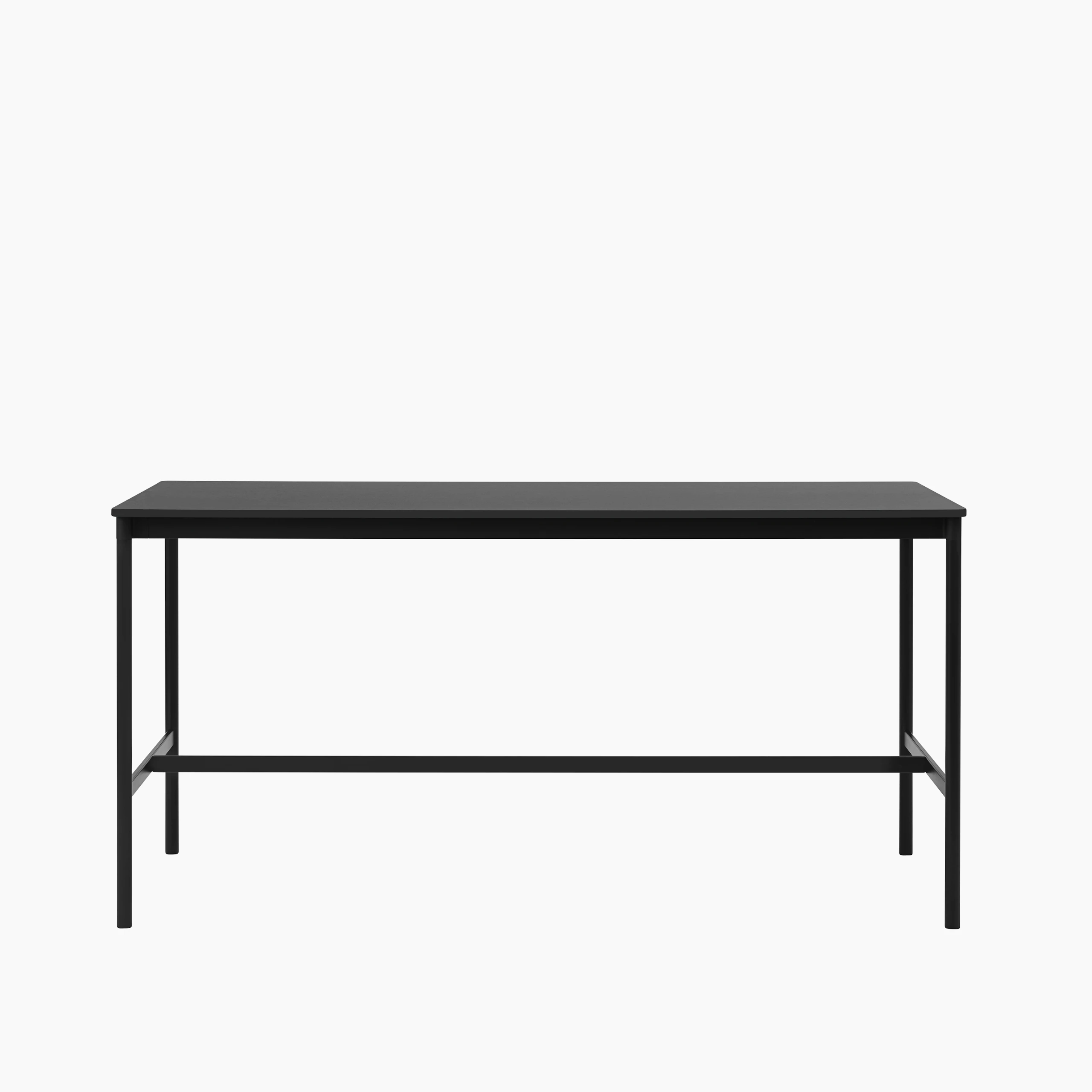 Base high table 80x190 h95 black abs