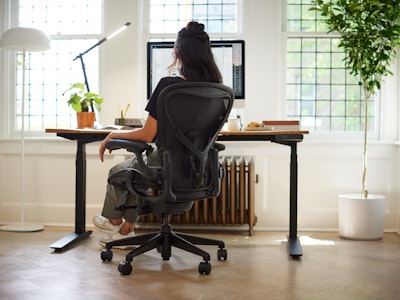 HM X FULLY Aeron and Jarvis Bamboo Desk