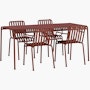 Palissade Dining Set Palissade Dining Set, 4 Armchairs