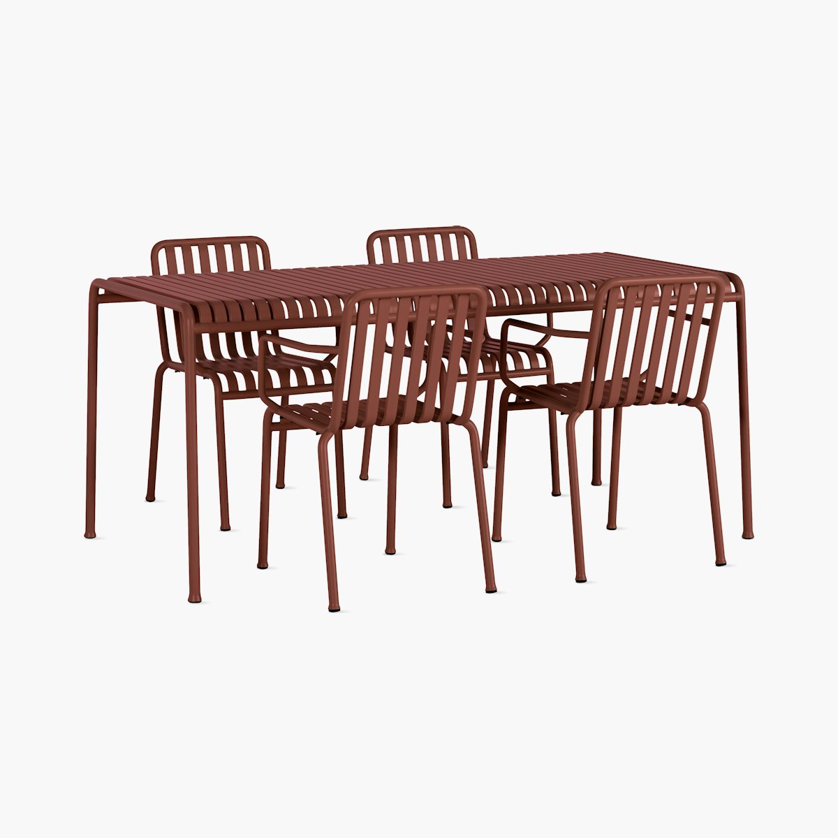 Palissade Dining Set, 4 Armchairs