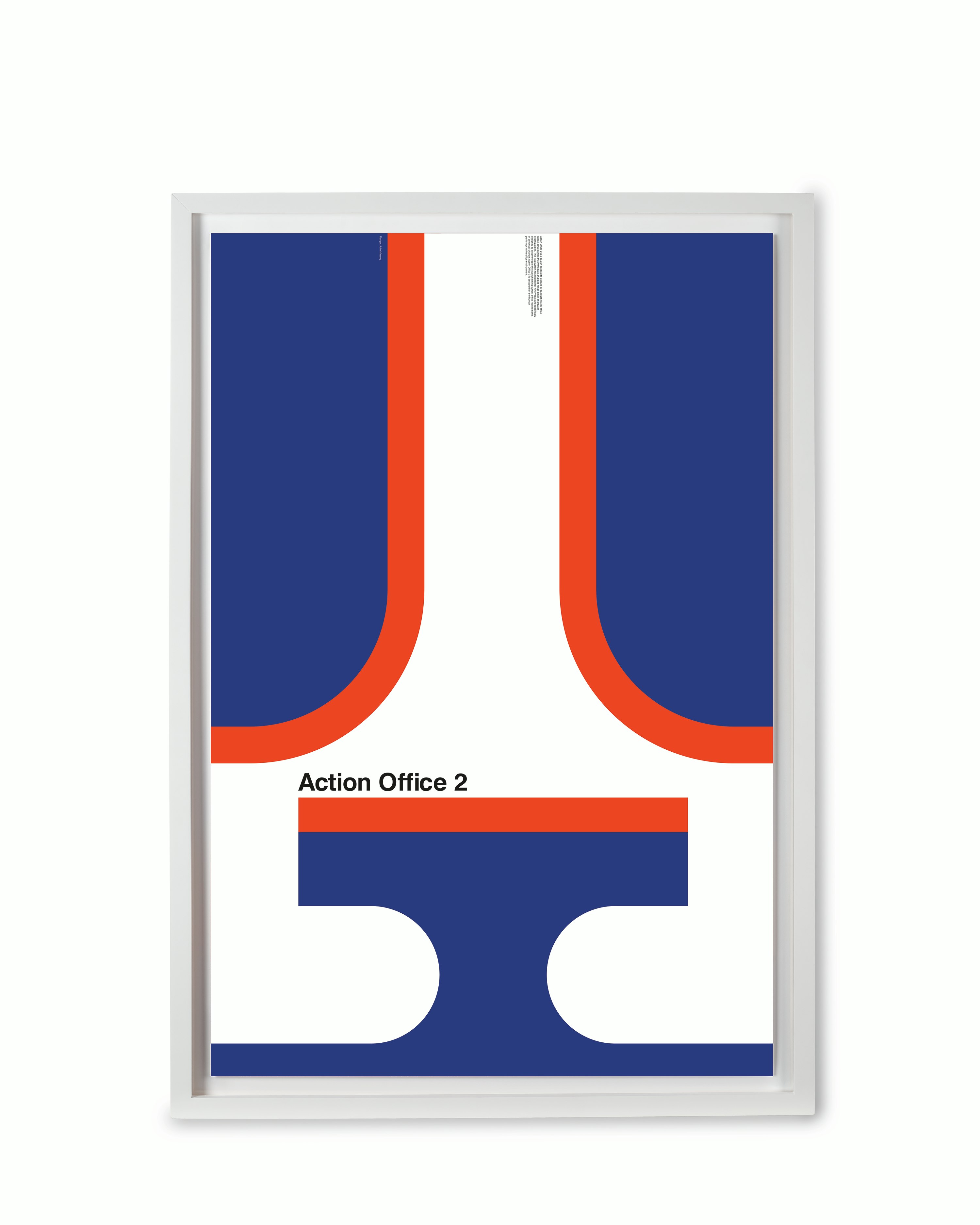 Action Office 2 By John Massey - Framed,  White