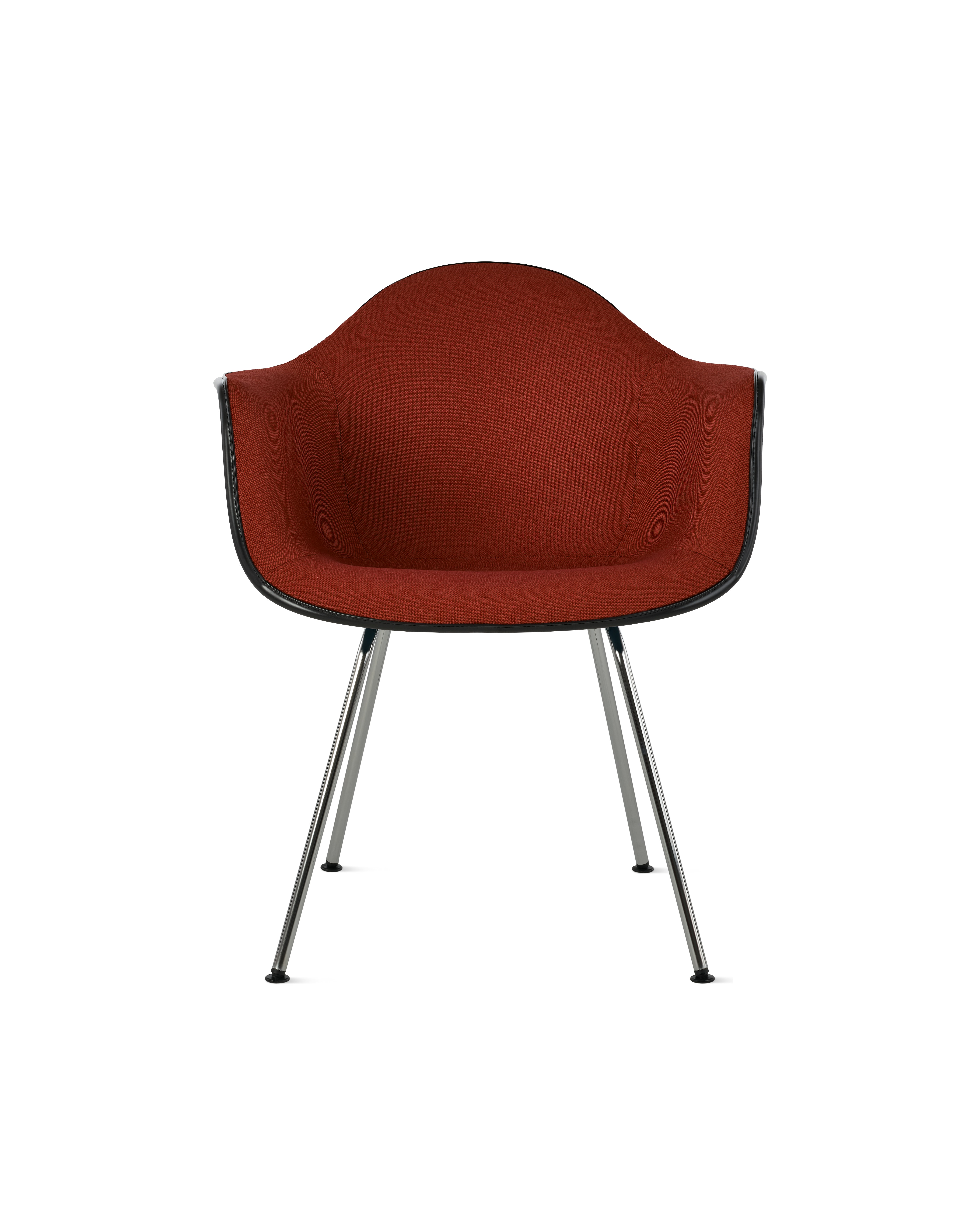 Eames Upholstered Molded Plastic Armchair