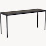 1966 Dining Table - 60x18, Onyx, Dark Bronze Porcelain