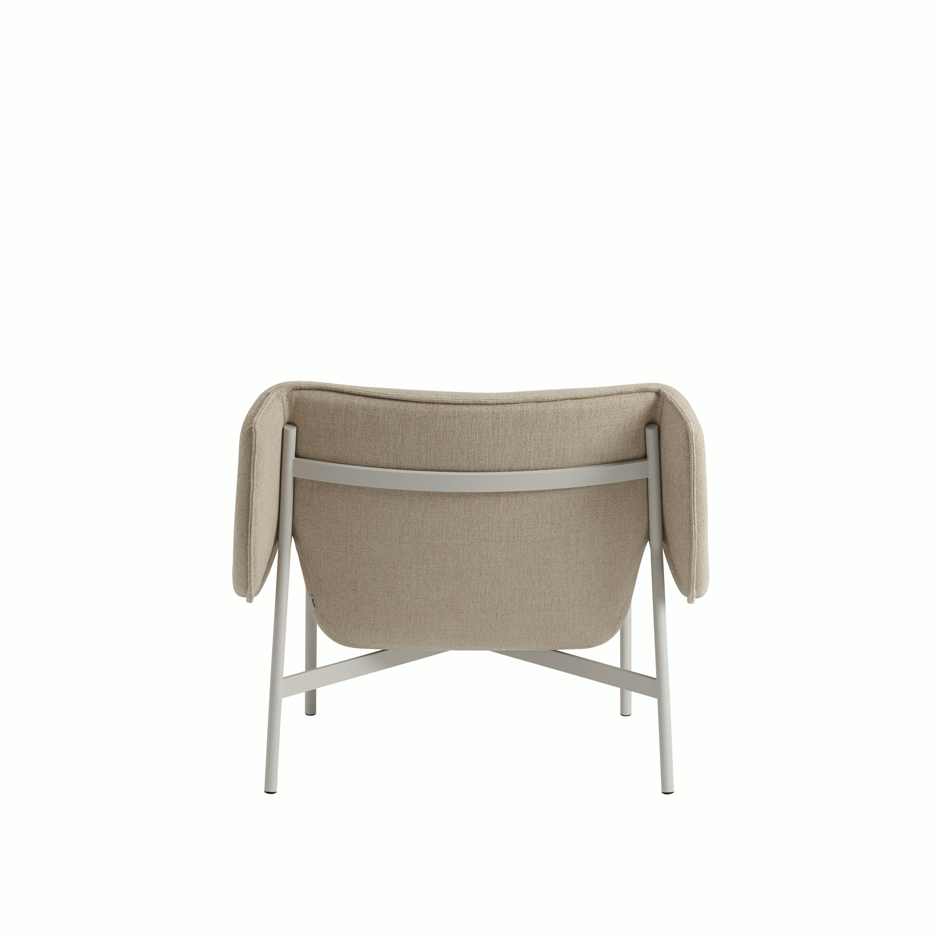 Wrap lounge chair grey ecriture 240 angle Muuto hi res
