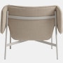 Wrap lounge chair grey ecriture 240 angle Muuto hi res