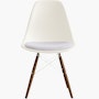 Eames Molded Plastic Side Chair with Seat Pad Eames Molded Plastic Side Chair with Seat Pad
