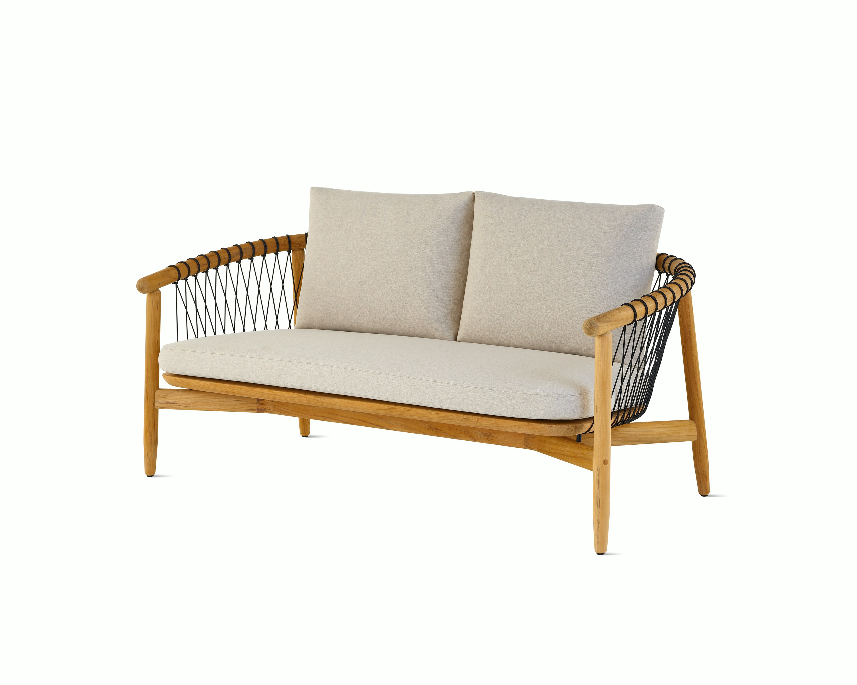 Crosshatch Outdoor Settee.