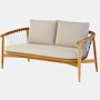 Crosshatch Outdoor Settee.