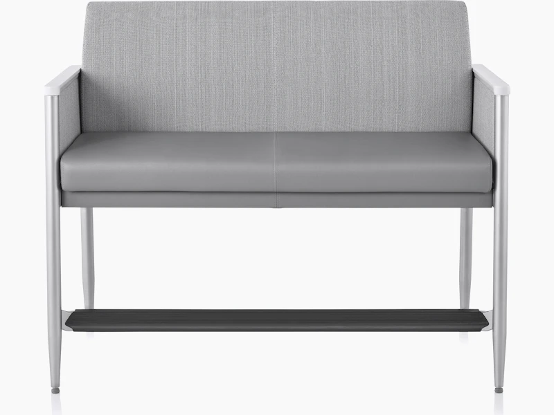 Front view of Palisade Easy Access seating on white sweep.