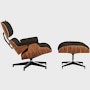 Eames Lounge and Ottoman in Prone and Stow leathers