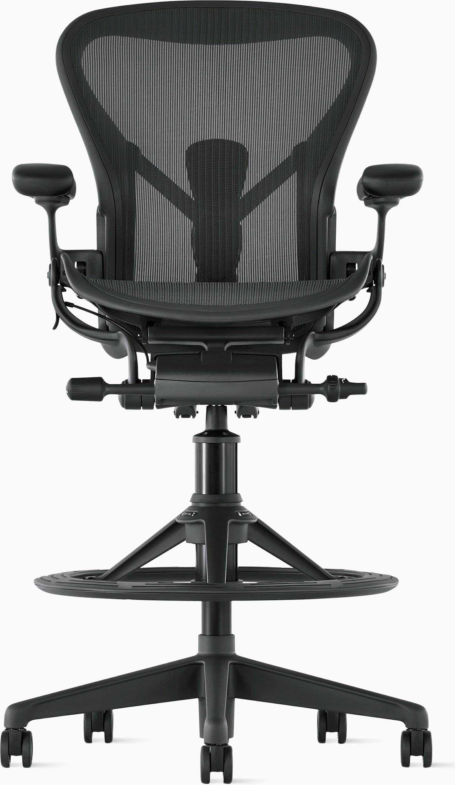 Herman Miller AERON Chair Remastered - Graphite Frame, Chassis