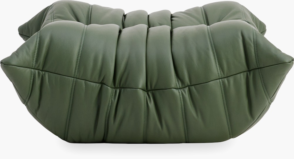 TOGO Ottoman - Opera Leather,  olive