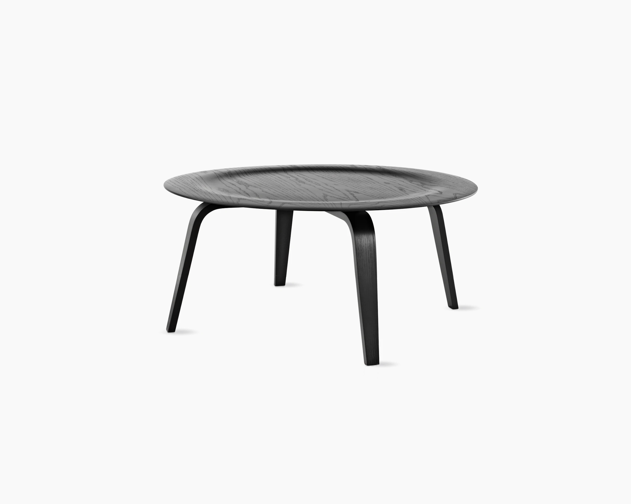 Eames Molded Plywood Coffee Table, Wood Base