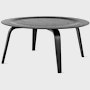 Eames Molded Plywood Coffee Table, Wood Base