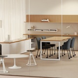 Meeting Space and Multi-Use Private Office Knoll Essentials Reff Profiles private office Remix Side chair Piton stool D