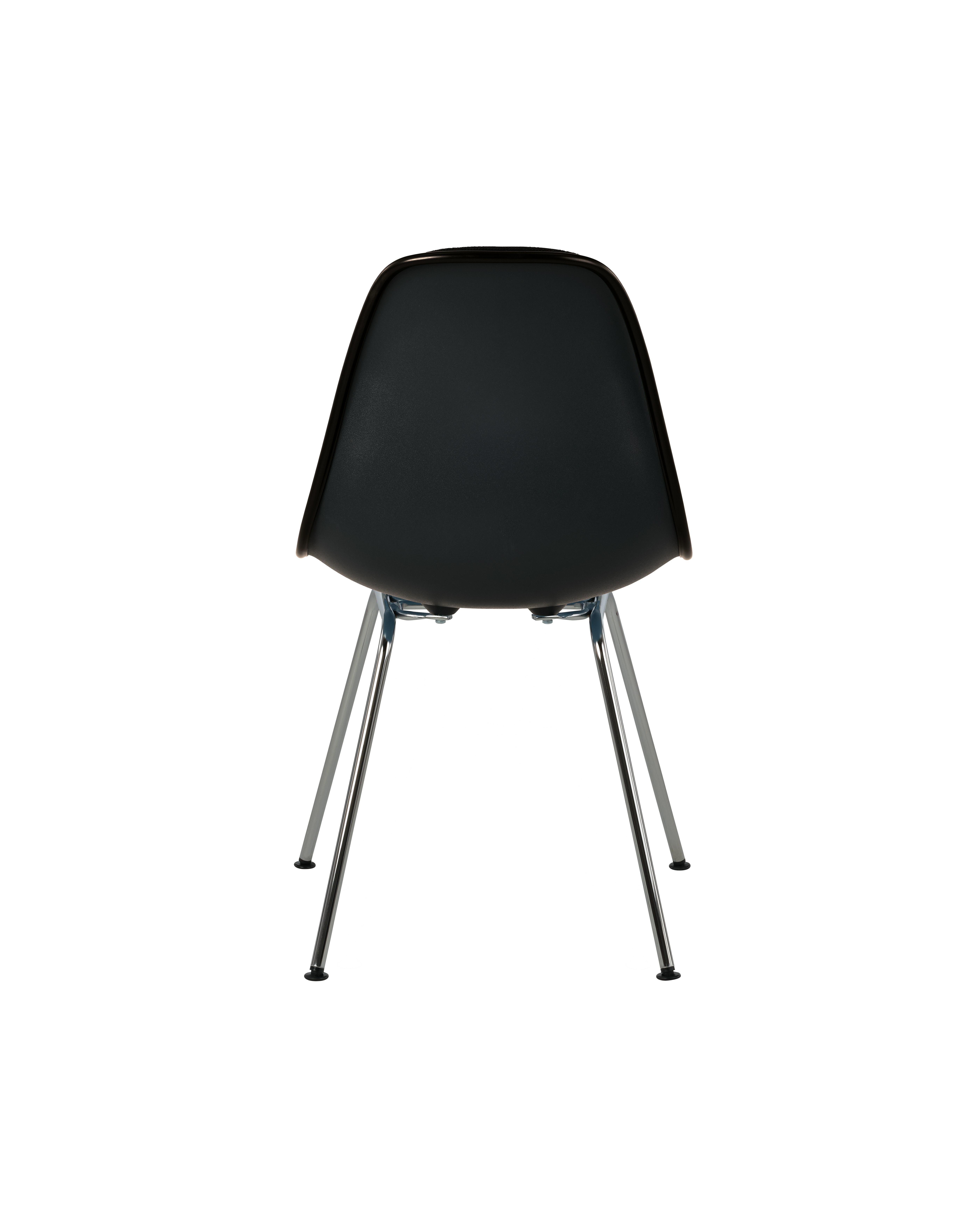 Eames Upholstered Molded Plastic Side Chair