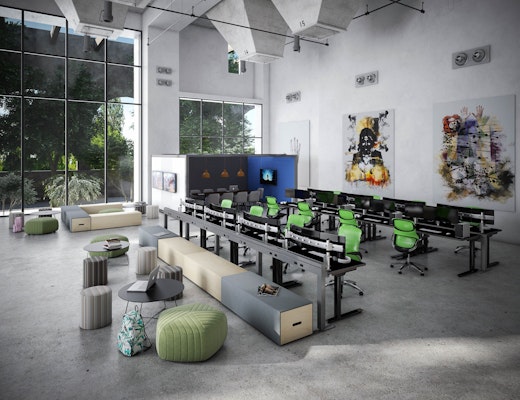 Gaming Stations | Antenna Power Beam  antenna power beam rockwell unscripted steps muuto five pouf rockwell unscripted occasional table k. stand height-adjustable desk rockwell unscripted creative wall sapper multiple monitor beams university education college gaming technology esports
