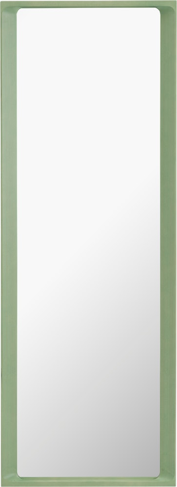 Arced Mirror, Large in Light Green