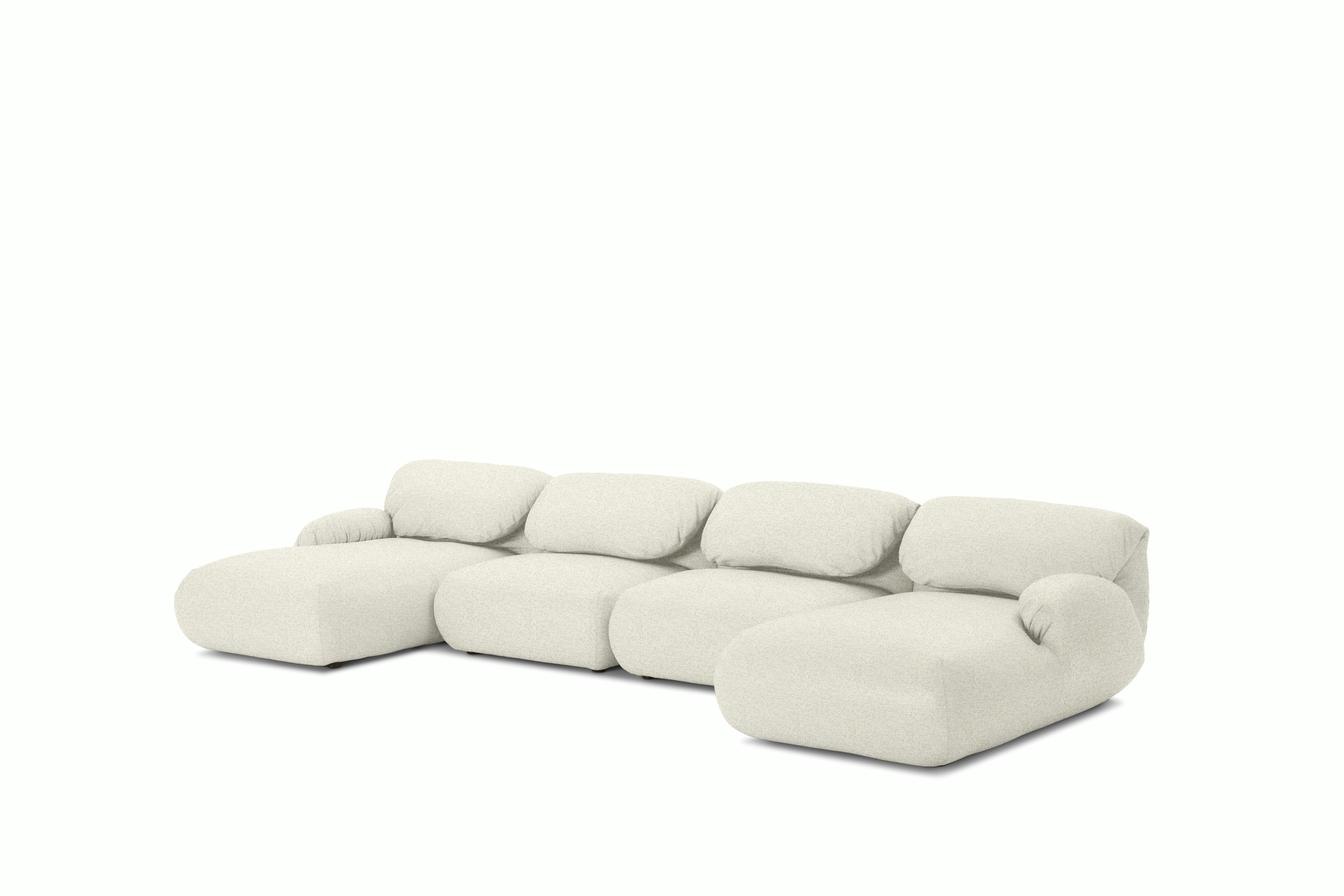Luva Modular Double Chaise Sectional