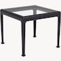1966 End Table - Clear Glass, Onyx