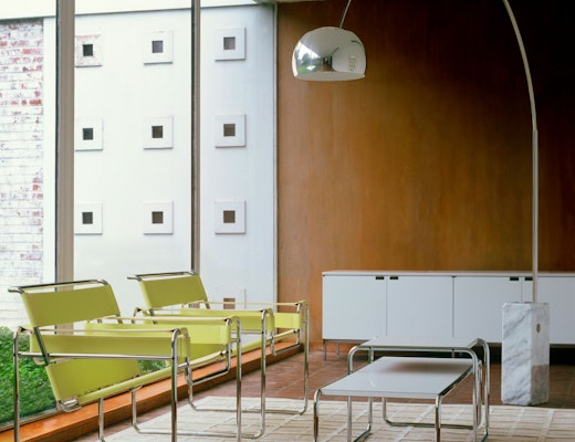 Wassily Chairs Wassily Chairs, Laccio Tables and Florence Knoll Credenza residential installation
