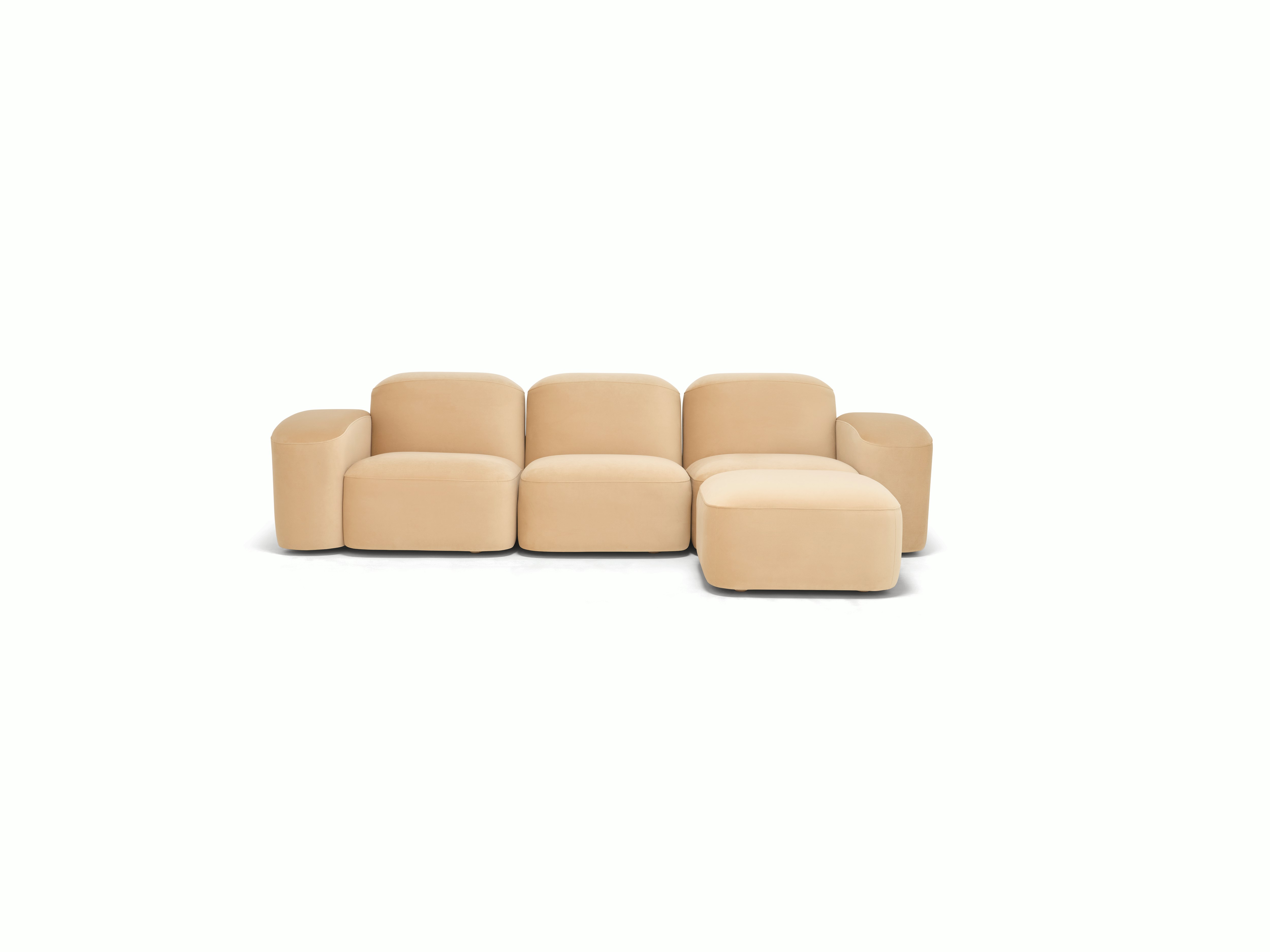 Muse Sofa - 3 Seater with Muse Ottoman