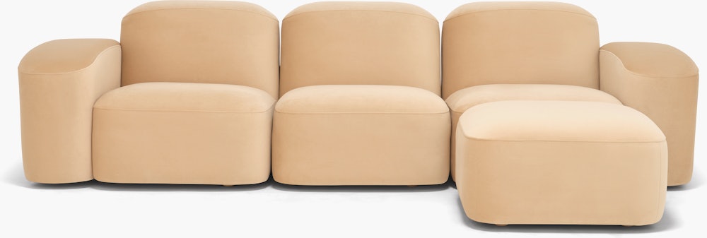 Muse Sofa - 3 Seater with Muse Ottoman