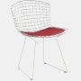 Bertoia Two-Tone Side Chair with Seat Pad